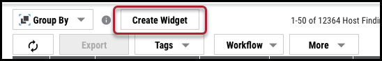 User Widgets - Create Widget Button Location